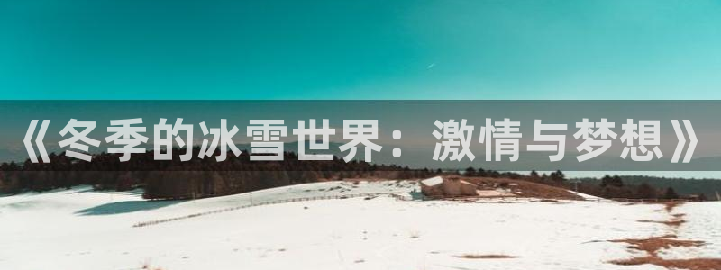3377体育官网：《冬季的冰雪世界：激情与梦想》